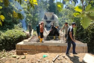 Gotong Royong Satgas TMMD dan Warga Wujudkan Infrastruktur Pertanian yang Kokoh dan Berkualitas