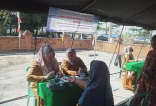 TNI Hadir untuk Kesehatan Warga: Pengobatan Gratis di Desa Luwung Kencana