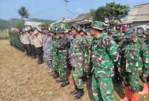 Satgas TMMD ke-130 Siap Laksanakan Renovasi Rumah di Citorek Barat Pasca Apel Pagi