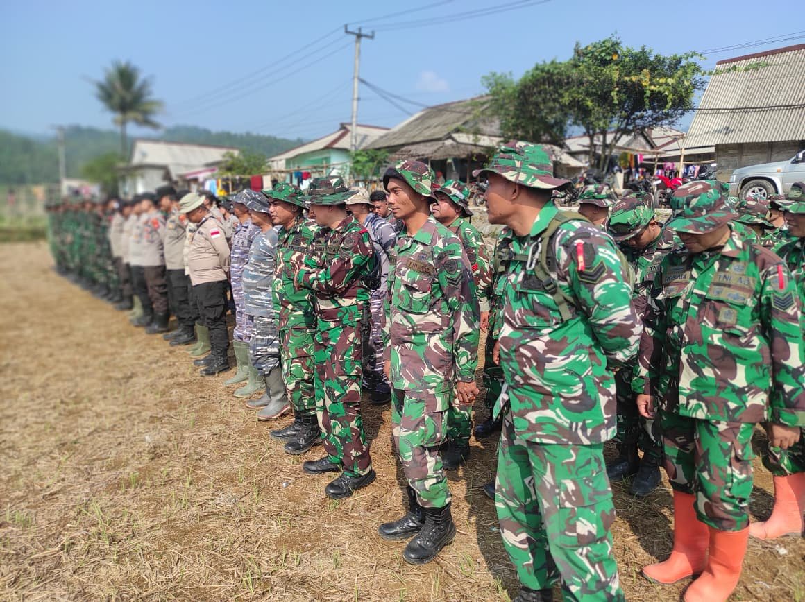 Satgas TMMD ke-130 Siap Laksanakan Renovasi Rumah di Citorek Barat Pasca Apel Pagi