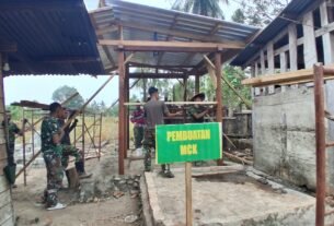 Keterlibatan TNI dan Masyarakat Perkuat Pembangunan di Nabire Melalui TMMD 130