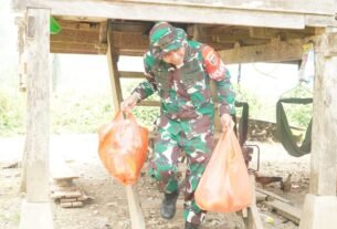 Warung Jeni Jadi Incaran Prajurit TNI Selama TMMD ke-130 di Luwu Timur
