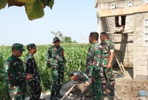Pembangunan Irigasi Pompa TMMD ke-130 Tingkatkan Ketersediaan Air bagi Petani