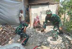 Persiapan Pembangunan Hunian Suparlan Dimulai di Tulungagung oleh Satgas TMMD