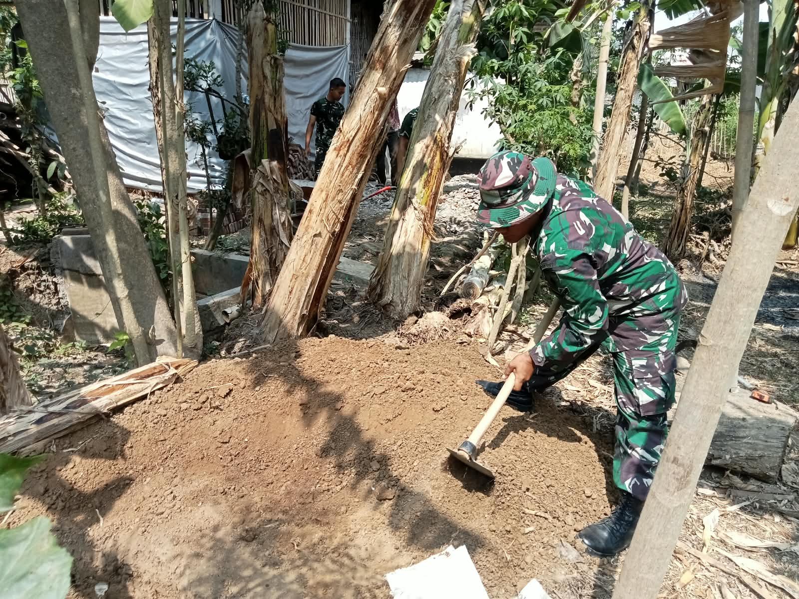 Satgas TMMD di Tulungagung Mulai Proyek Renovasi Rumah Suparlan untuk Kesejahteraan