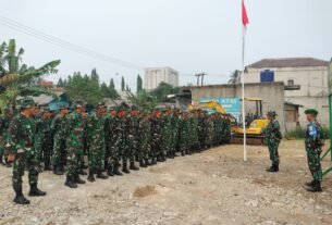 Apel Pagi Satgas TMMD ke-130 Tingkatkan Disiplin dan Koordinasi di Tigaraksa