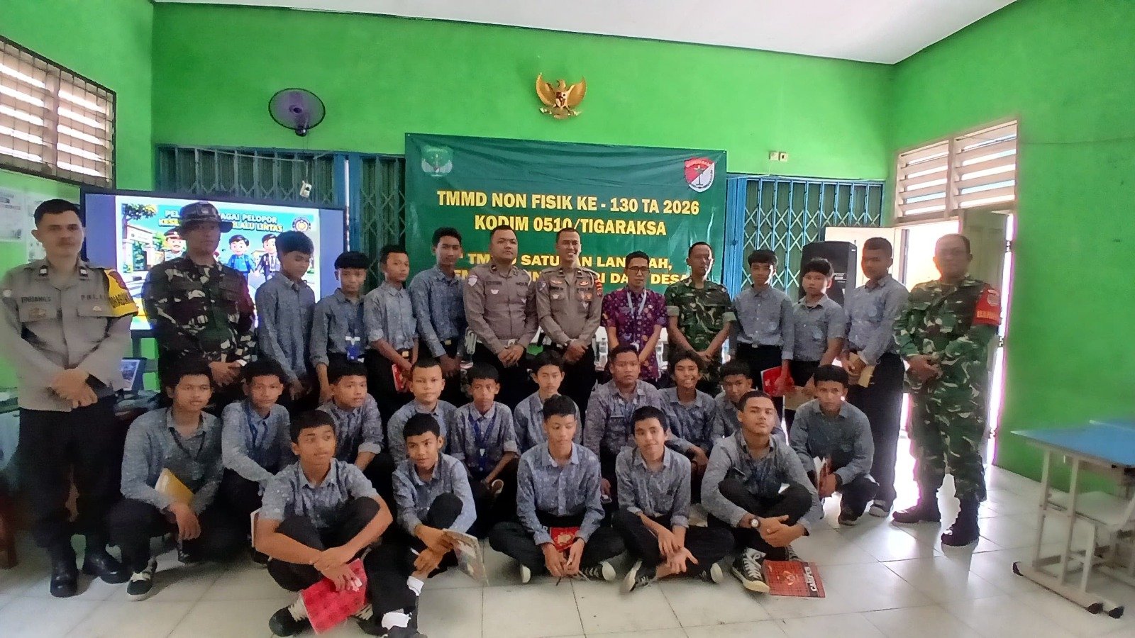 TMMD ke-130 Hadirkan Edukasi Lalu Lintas untuk Generasi Muda di Tigaraksa