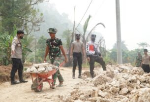 Sinergi TNI-Polri dan Masyarakat Optimalkan Pembangunan Desa di Luwu Timur