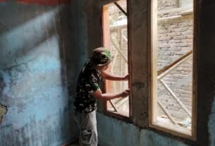 Satgas TMMD Kodim 0510/Tigaraksa Perbaiki Rumah Tidak Layak Huni di Jayanti