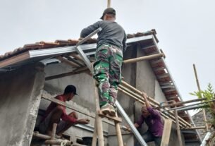 TNI Hadir Selamatkan Keluarga M. Syafi’i dengan Program Pembangunan Rumah Baru
