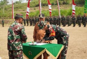 Bupati Malang Resmikan Proyek TMMD ke-130, Awali Kerjasama Pembangunan Desa