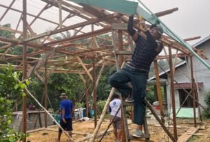 Rumah Layak Huni di Landak Dipercepat Melalui Gotong Royong Satgas TMMD